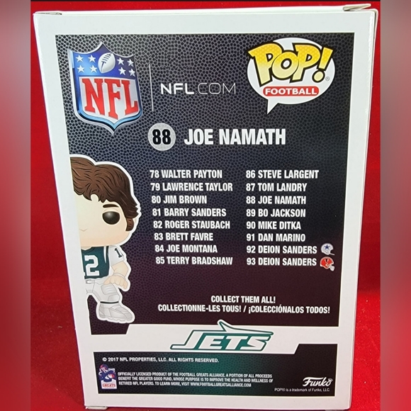 Joe Namatha funko # 88 (nib) - Picture 5 of 7